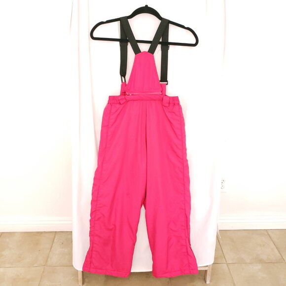 Total Girl Pink Insulated Winter Snow Bib Pants Outdoor Overalls Size 10/12 - Picture 13 of 16